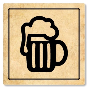 Výčep, 80x80mm, pergamen, Utah